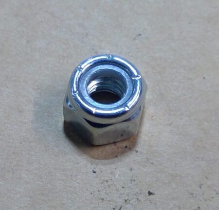 NUT, HEX NYLON LOCK 1/4-20 ZINC