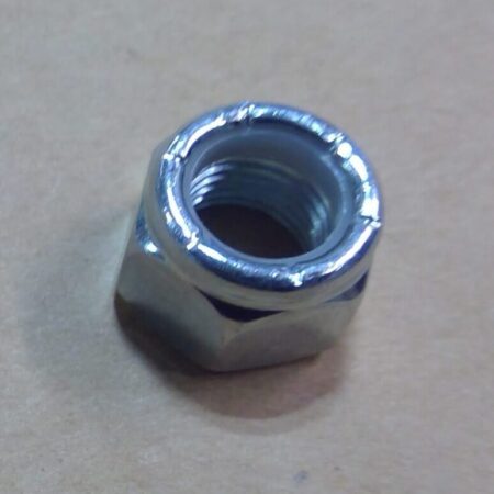 NUT, HEX NYLON LOCK 7/16-20 ZINC
