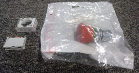 SWITCH, E-STOP W/ RED N.C. CONTACT