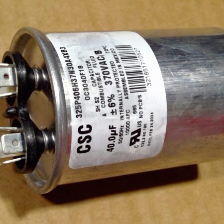 CAPACITOR, RUN, BALDOR OC3040F09SP