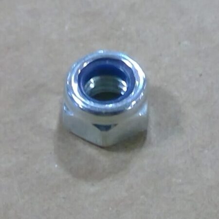 NUT, HEX NYLON LOCK M6-1.0