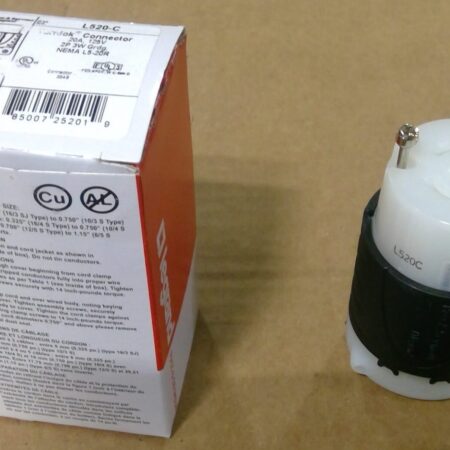 CONNECTOR, LOCKING 20A/125V L5-20C