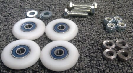 WHEEL KIT, ROLL TABLE, COMPLETE SET