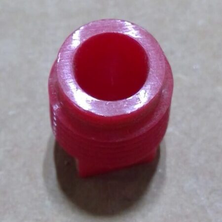 PLUG, RED PLASTIC 1/4MPT, FLOJET