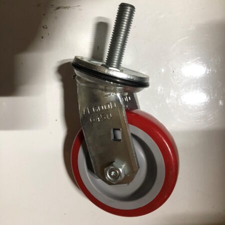 CASTER, SWIVEL 5"WHEEL W/3/4-10STEM