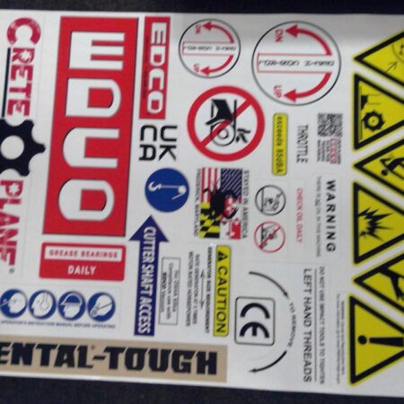 DECAL SHEET, CPM-4/8/10 & CPL-8