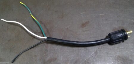 PLUG, LOCKING W/MOLDED 10/3 CORD