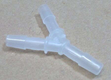 BARBED FITTING, "Y" 1/4"HOSE