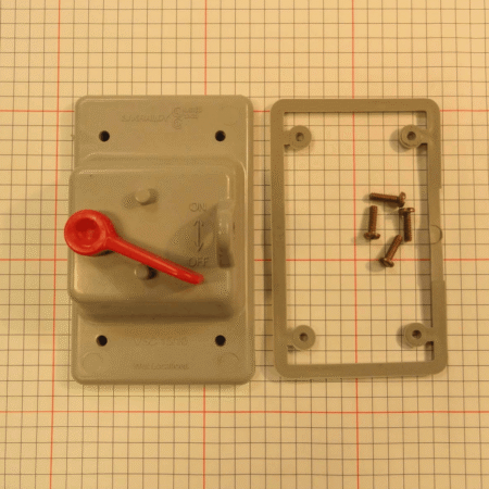 SWITCH BOX COVER ONLY W/ GASKET