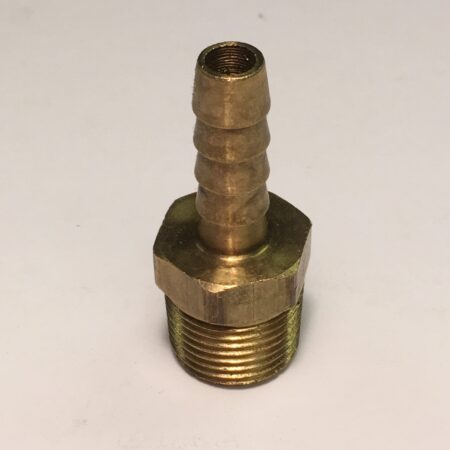 BARB, 5/16HOSE X 3/8MPT (BRASS)