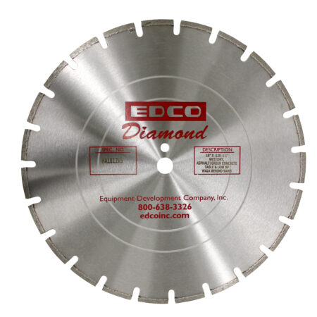 18” Asphalt/Green Concrete Diamond Blade