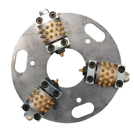 Conversion Plate for Diamatic®/Sase® 780 With 3 Large Bush Hammers