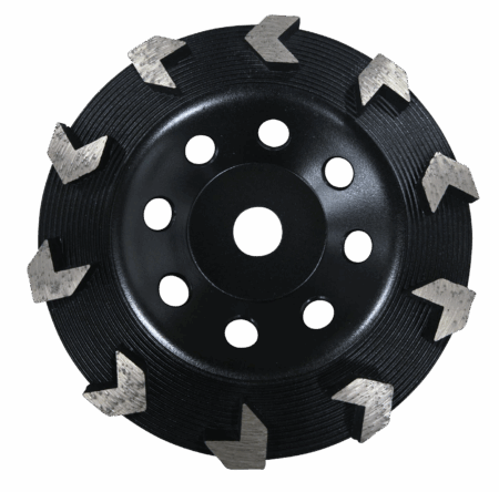 7” Premium Arrow Cupwheel 10seg Non-Threaded 5/8 & 7/8 Arbor