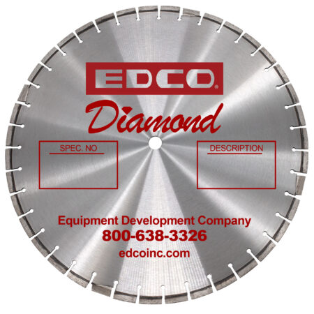 24" Diamond Blade W/ PH, Pro Cured Concrete Wet Only