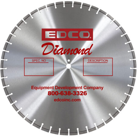 26" Diamond Blade W/PH Pro Cured Concrete Wet Only